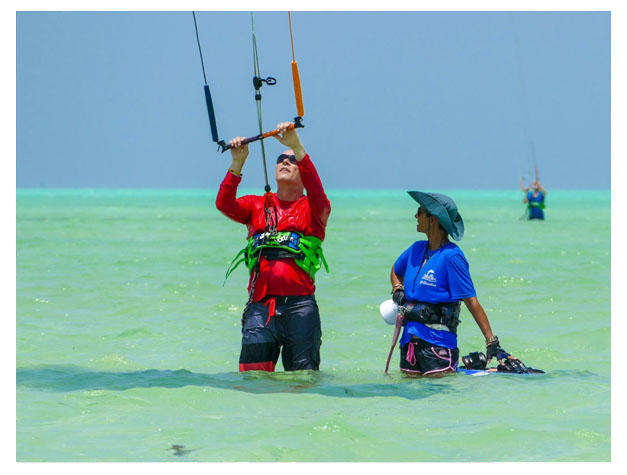 Kitesurfing in Zanzibar